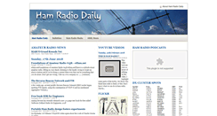 Desktop Screenshot of hamradiodaily.com